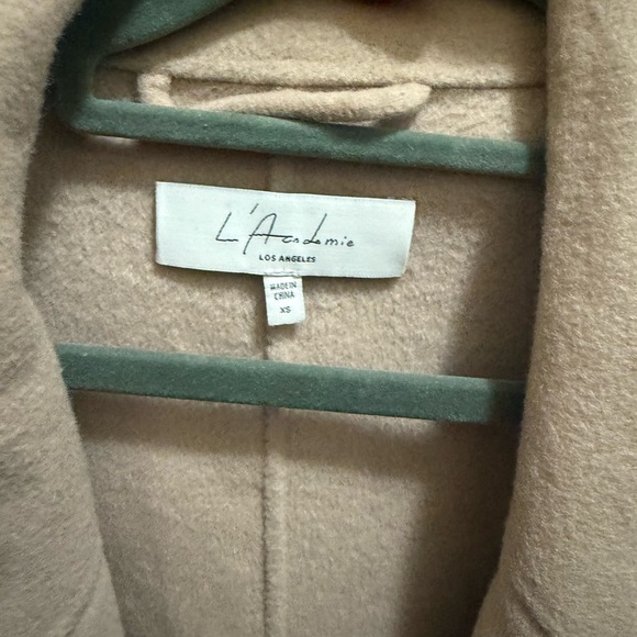 L'Academie Beige Wool Coat - Picture 5 of 5